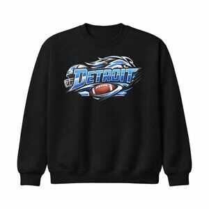 ✨🏈 Detroit Lions Inspired Sweatshirt – Retro NFL Football Fan Gift 🏈✨